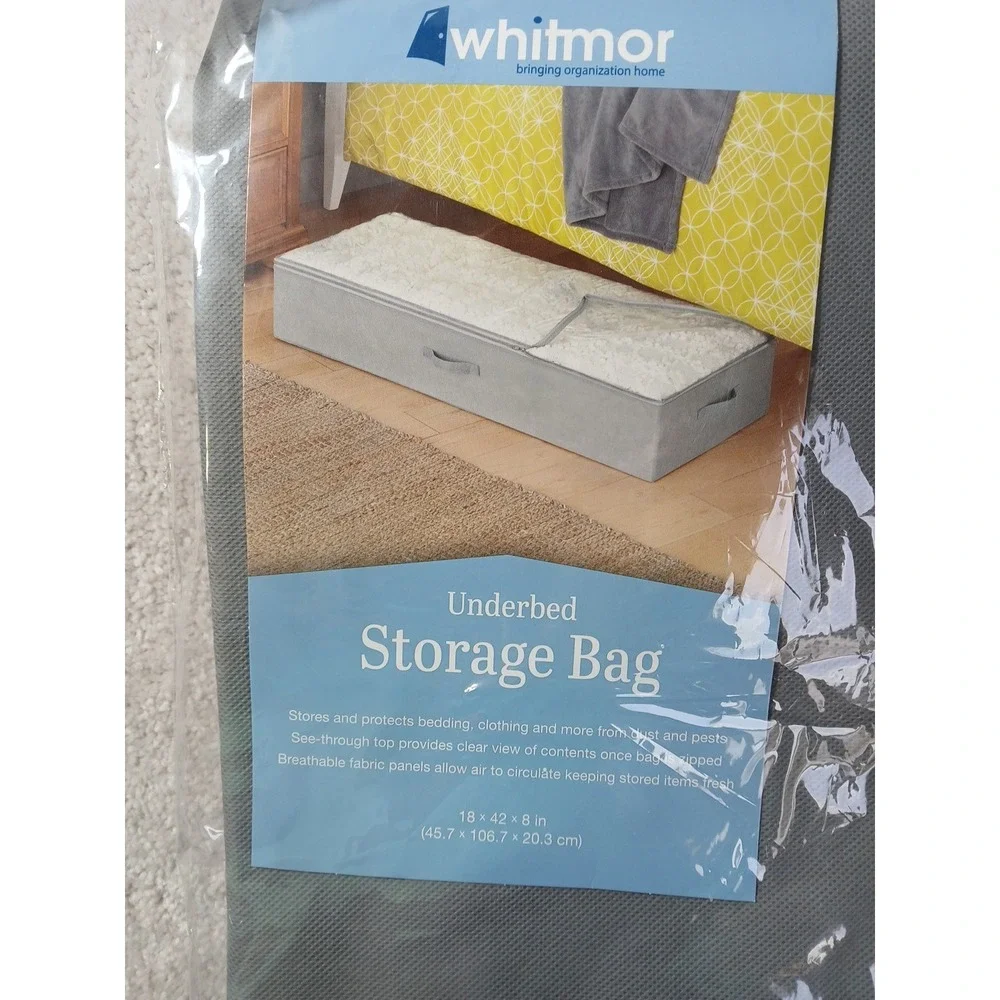 Whitmor Underbed STORAGE BAG 18x42x8